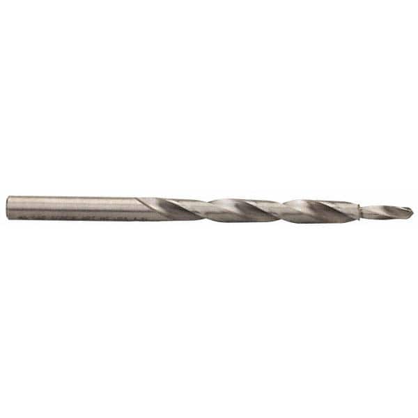 Made in USA - 11/16" Body, 15/32" Step Diam, Straight Shank, Cobalt Subland Step Drill Bit - USA Tool & Supply