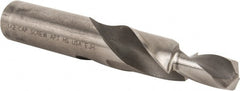 Made in USA - 25/32" Body, 17/32" Step Diam, 25/32" Diam Straight Shank, High Speed Steel Subland Step Drill Bit - USA Tool & Supply