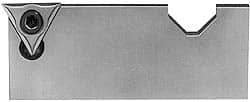 APT - 2-1/2 Inch Hole Using TPGH 321, Carbide Auxiliary Pilot Blade - Series E, EX20 Auxiliary Pilot Required, Indexable Insert Blade - USA Tool & Supply