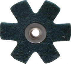 3M - 2" Diam Nonwoven Sanding Star - Very Fine Grade, Eyelet, 24,000 RPM - USA Tool & Supply