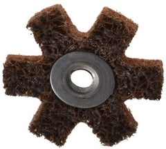 3M - 1-1/2" Diam Nonwoven Sanding Star - Coarse Grade, Eyelet, 24,000 RPM - USA Tool & Supply