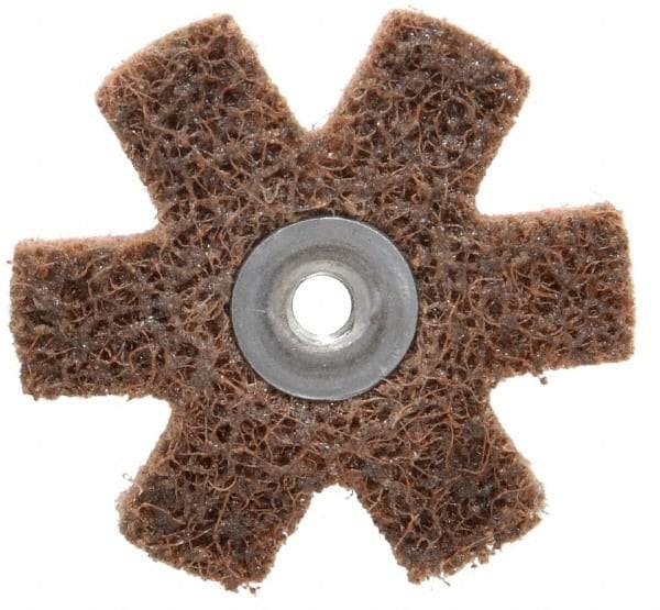 3M - 2" Diam Nonwoven Sanding Star - Coarse Grade, Eyelet, 24,000 RPM - USA Tool & Supply