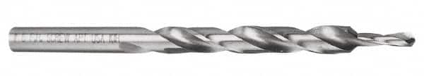 Made in USA - 82° Point, Bright Finish, High Speed Steel Step Drill Bit Set - USA Tool & Supply