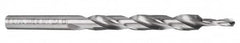 Made in USA - 82° Point, Bright Finish, High Speed Steel Step Drill Bit Set - USA Tool & Supply