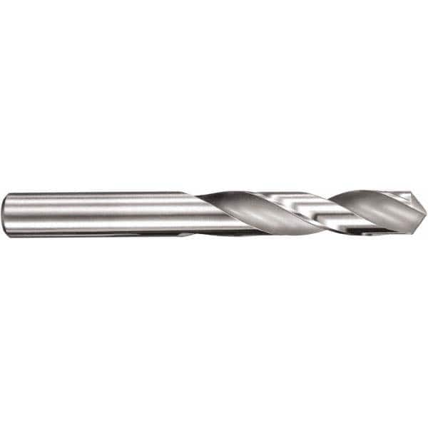 SGS - 4.4mm 145° Spiral Flute Solid Carbide Screw Machine Drill Bit - USA Tool & Supply