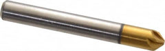 Melin Tool - 3/16" Head Diam, 3/16" Shank Diam, 6 Flute 90° Cobalt Countersink - USA Tool & Supply