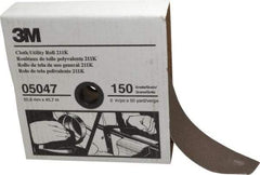 3M - 2" x 50 Yd 150 Grit Aluminum Oxide Cloth Roll - Very Fine Grade, J Weighted Backing - USA Tool & Supply