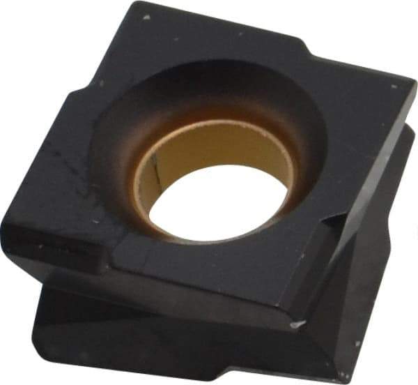 Kennametal - SPHX1205 GP Grade KCK15 Carbide Milling Insert - TiN/TiCN/Al2O3 Finish, 0.217" Thick, 12mm Inscribed Circle - USA Tool & Supply