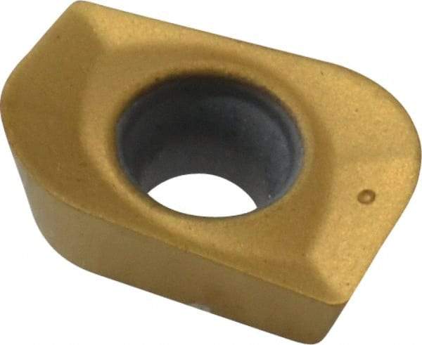 Kennametal - ADKT16228 LC Grade KC725M Carbide Milling Insert - TiN/TiCN/TiN Finish, 0.1378" Thick, 3.2mm Corner Radius - USA Tool & Supply