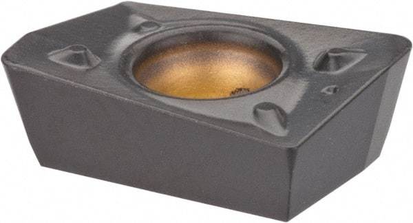 Kennametal - ADKT1622 LC Grade KCPK30 Carbide Milling Insert - TiN/TiCN/Al2O3 Finish, 0.1378" Thick, 0.8mm Corner Radius - USA Tool & Supply
