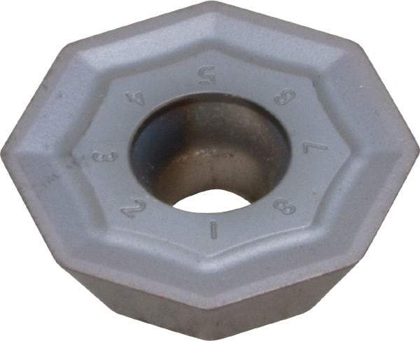 Kennametal - OFKT64 GB Grade KC522M Carbide Milling Insert - TiAlN Finish, 0.2362" Thick, 0.7362" Inscribed Circle, 1.2mm Corner Radius - USA Tool & Supply