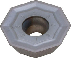 Kennametal - OFKT64 GB Grade KC522M Carbide Milling Insert - TiAlN Finish, 0.2362" Thick, 0.7362" Inscribed Circle, 1.2mm Corner Radius - USA Tool & Supply