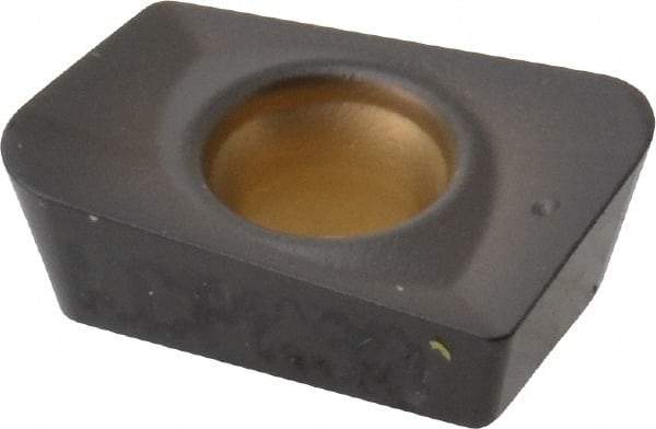 Kennametal - ADKT16224 LC Grade KCPK30 Carbide Milling Insert - TiN/TiCN/Al2O3 Finish, 0.1378" Thick, 1.6mm Corner Radius - USA Tool & Supply