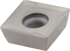 Kennametal - SDCT43 LE Grade KC410M Carbide Milling Insert - TiB2 Finish, 3/16" Thick, 1/2" Inscribed Circle, 0.8mm Corner Radius - USA Tool & Supply