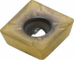 Kennametal - SDCT43 LD2 Grade KC725M Carbide Milling Insert - TiN/TiCN/TiN Finish, 0.188" Thick, 1/2" Inscribed Circle, 0.8mm Corner Radius - USA Tool & Supply