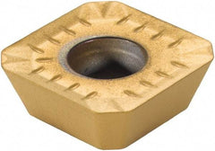Kennametal - SEKT443 GP2 Grade KC725M Carbide Milling Insert - TiN/TiCN/TiN Finish, 3/16" Thick, 14mm Inscribed Circle, 1mm Corner Radius - USA Tool & Supply