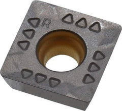 Kennametal - SDET43 GB2 Grade KCPK30 Carbide Milling Insert - TiN/TiCN/Al2O3 Finish, 3/16" Thick, 1/2" Inscribed Circle, 0.8mm Corner Radius - USA Tool & Supply