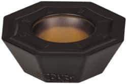 Kennametal - OFPT53 GB Grade KCPK30 Carbide Milling Insert - TiN/TiCN/Al2O3 Finish, 0.1969" Thick, 0.5787" Inscribed Circle, 0.8mm Corner Radius - USA Tool & Supply