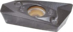 Kennametal - EP1408 GD Grade KCPK30 Carbide Milling Insert - TiN/TiCN/Al2O3 Finish, 0.177" Thick, 0.8mm Corner Radius - USA Tool & Supply