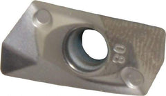 Kennametal - EC1408 LD Grade KC410M Carbide Milling Insert - TiB2 Finish, 0.177" Thick, 0.8mm Corner Radius - USA Tool & Supply