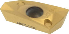 Kennametal - EC1404 GD Grade KC725M Carbide Milling Insert - TiN/TiCN/TiN Finish, 0.177" Thick, 0.4mm Corner Radius - USA Tool & Supply