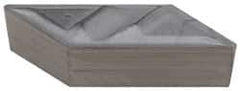 Kennametal - NPGR51, K68 Grade Carbide Profiling Insert - Uncoated, 55° Incl Angle, Parallelogram, 0.4567" Side Length, 1/8" Thick, 1/64" Corner Radius - USA Tool & Supply