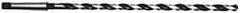 Interstate - 29/32", 3MT 118° Point High Speed Steel Taper Shank Drill Bit - Oxide Finish, 10" Flute Length, 15" OAL, Spiral Flute, Series 502 - USA Tool & Supply
