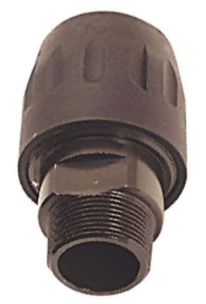 Transair - 1/2 Male NPT, 7/8" ID, Air Hose Male Connector - 232 Max psi, 2-3/4" Long, Plastic - USA Tool & Supply