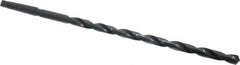 Interstate - 5/8", 2MT 118° Point High Speed Steel Taper Shank Drill Bit - Oxide Finish, 12" Flute Length, 18" OAL, Spiral Flute, Series 502 - USA Tool & Supply