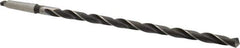 Interstate - 41/64", 2MT 118° Point High Speed Steel Taper Shank Drill Bit - Oxide Finish, 12" Flute Length, 18" OAL, Spiral Flute, Series 502 - USA Tool & Supply
