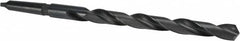 Interstate - 1-1/16", 3MT 118° Point High Speed Steel Taper Shank Drill Bit - USA Tool & Supply