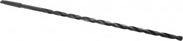 Interstate - 9/16", 2MT 118° Point High Speed Steel Taper Shank Drill Bit - USA Tool & Supply