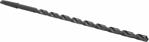 Interstate - 5/8", 2MT 118° Point High Speed Steel Taper Shank Drill Bit - USA Tool & Supply