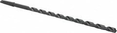 Interstate - 5/8", 2MT 118° Point High Speed Steel Taper Shank Drill Bit - USA Tool & Supply