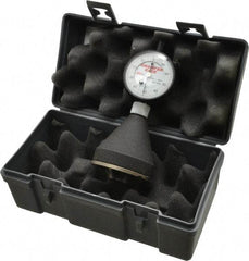 SPI - 1 to 2", 90 to 127° Included Angle, Internal Chamfer Gage - White Hardened Tool Steel (Plunger), 3 Blade & Conical Plunger, 0.002" Accuracy, 0.001" Graduation - USA Tool & Supply