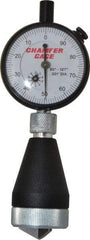 SPI - 0 to 1", 90 to 127° Included Angle, Internal Chamfer Gage - White Hardened Tool Steel (Plunger), 3 Blade & Conical Plunger, 0.002" Accuracy, 0.001" Graduation - USA Tool & Supply