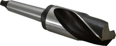 Interstate - 2-5/16", 4MT 118° Point High Speed Steel Taper Shank Drill Bit - USA Tool & Supply
