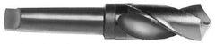 Interstate - 3", 5MT 118° Point High Speed Steel Taper Shank Drill Bit - Oxide Finish, 5" Flute Length, 12" OAL, Spiral Flute - USA Tool & Supply