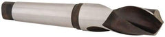Interstate - 2", 5MT 118° Point High Speed Steel Taper Shank Drill Bit - Oxide Finish, 5" Flute Length, 12" OAL, Spiral Flute - USA Tool & Supply