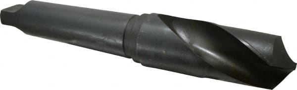 Interstate - 2-1/8", 5MT 118° Point High Speed Steel Taper Shank Drill Bit - USA Tool & Supply