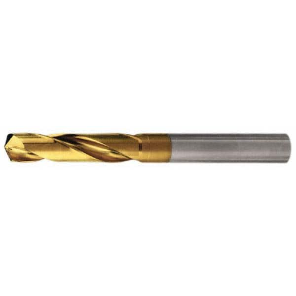 Walter-Titex - 0.437" 140° Spiral Flute Solid Carbide Screw Machine Drill Bit - USA Tool & Supply