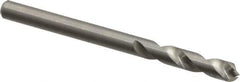 M.A. Ford - 5/32" Spiral Flute Solid Carbide Screw Machine Drill Bit - Bright Finish, Right Hand Cut, 3/4" Flute Length, 2-1/16" OAL, Standard Point, Straight Shank - USA Tool & Supply