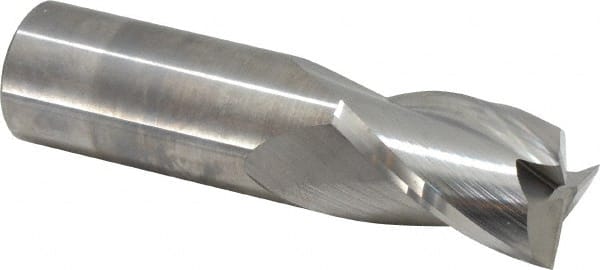 M.A. Ford - 1" Diam, 1-1/2" LOC, 1" Shank Diam, 4" OAL, 3 Flute Solid Carbide Square End Mill - USA Tool & Supply
