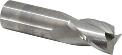 M.A. Ford - 1" Diam, 1-1/2" LOC, 1" Shank Diam, 4" OAL, 3 Flute Solid Carbide Square End Mill - USA Tool & Supply