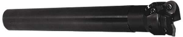 Tungaloy - 1" Cut Diam, 0.06" Max Depth, 1" Shank Diam, Weldon Shank Indexable High-Feed End Mill - Screw & Clamp Holding Method, WPM. 06X4.. Insert, EXP Toolholder, Through Coolant - USA Tool & Supply