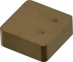 Tungaloy - SNGN433 Grade LX11 Ceramic Turning Insert - TiN Finish, 90° Square, 1/2" Inscr Circle, 3/16" Thick, 3/64" Corner Radius - USA Tool & Supply