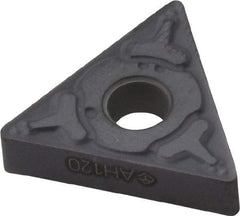Tungaloy - TNMG432 TM Grade AH120 Carbide Turning Insert - TiAlN Finish, 60° Triangle, 1/2" Inscr Circle, 3/16" Thick, 1/32" Corner Radius - USA Tool & Supply