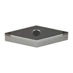 Tungaloy - 2QP-VNGA331 Grade BX360 PCBN Turning Insert - Uncoated, 35° Diamond, 3/8" Inscr Circle, 3/16" Thick, 1/64" Corner Radius - USA Tool & Supply