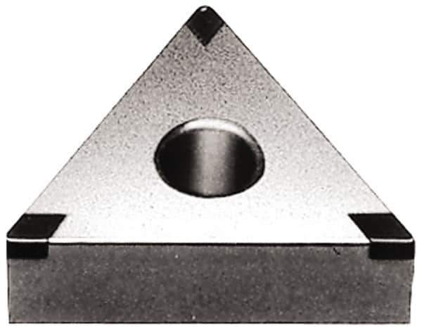 Tungaloy - 3QP-TNGA332 Grade BX310 PCBN Turning Insert - Uncoated, 60° Triangle, 3/8" Inscr Circle, 3/16" Thick, 1/32" Corner Radius - USA Tool & Supply