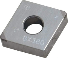 Tungaloy - 2QP-CNGA432 Grade BX380 PCBN Turning Insert - Uncoated, 80° Diamond, 1/2" Inscr Circle, 3/16" Thick, 1/32" Corner Radius - USA Tool & Supply